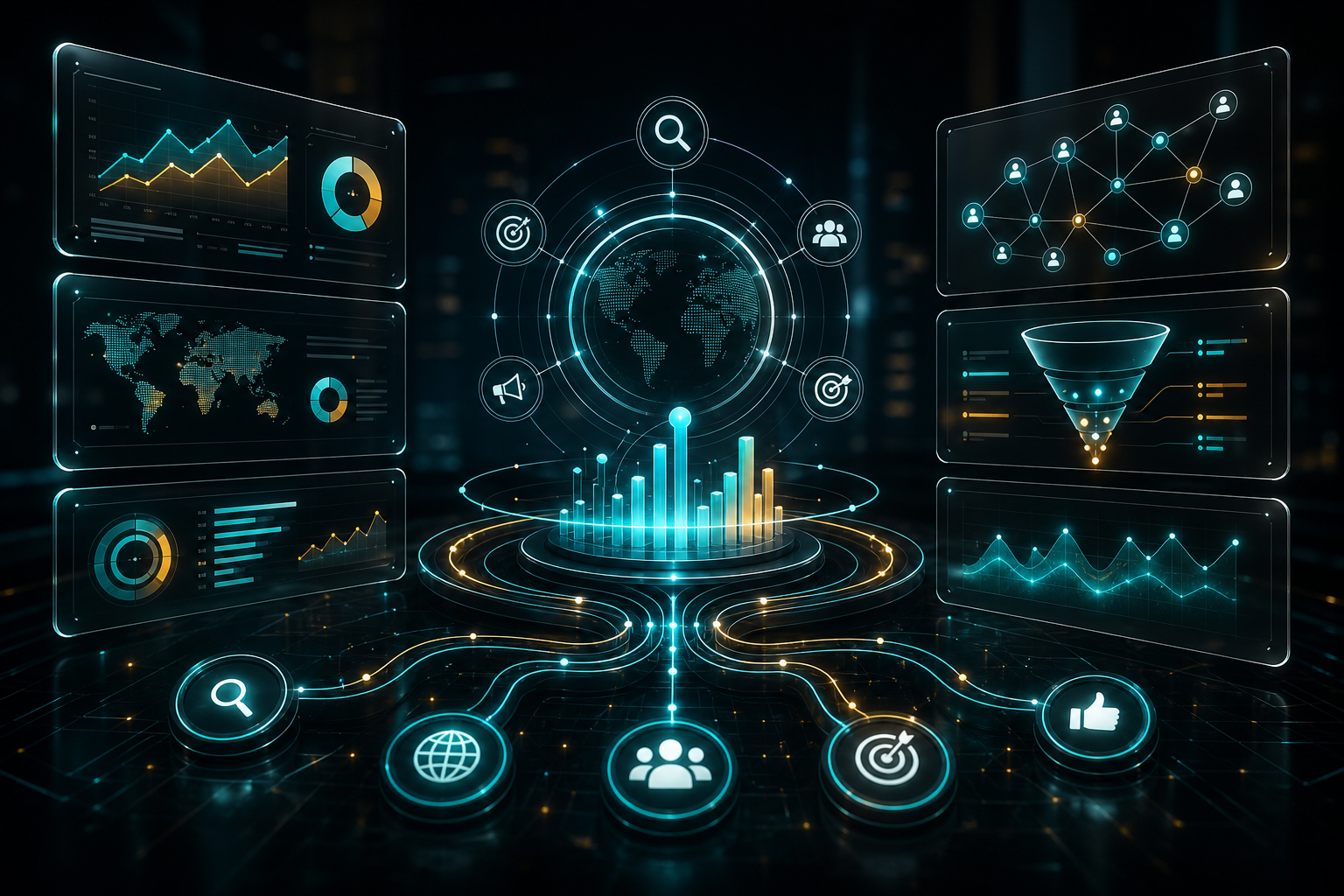 Futuristic digital marketing analytics