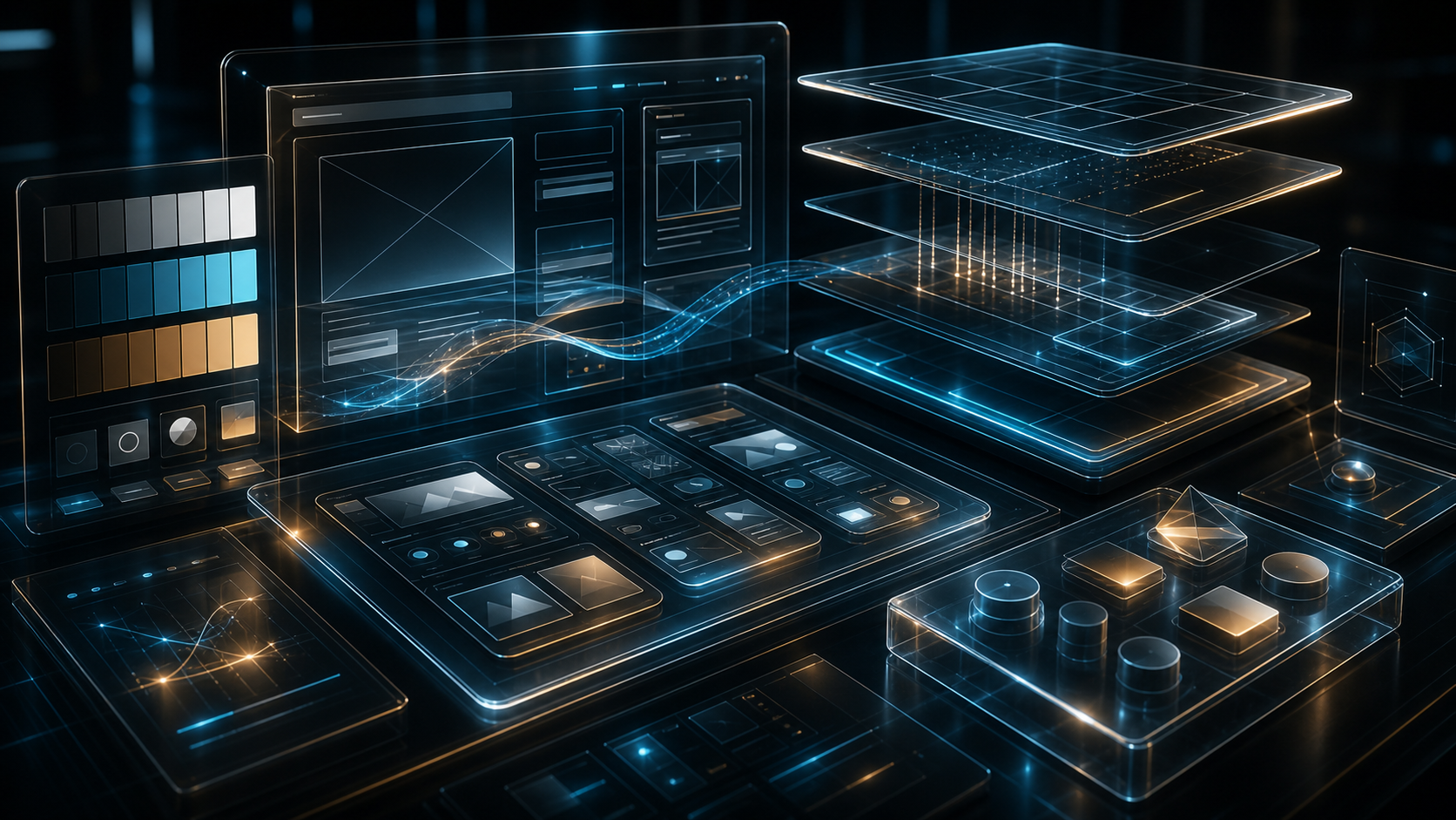Modern web design and interface systems