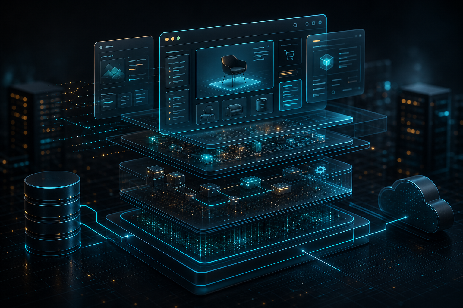 Futuristic web development architecture